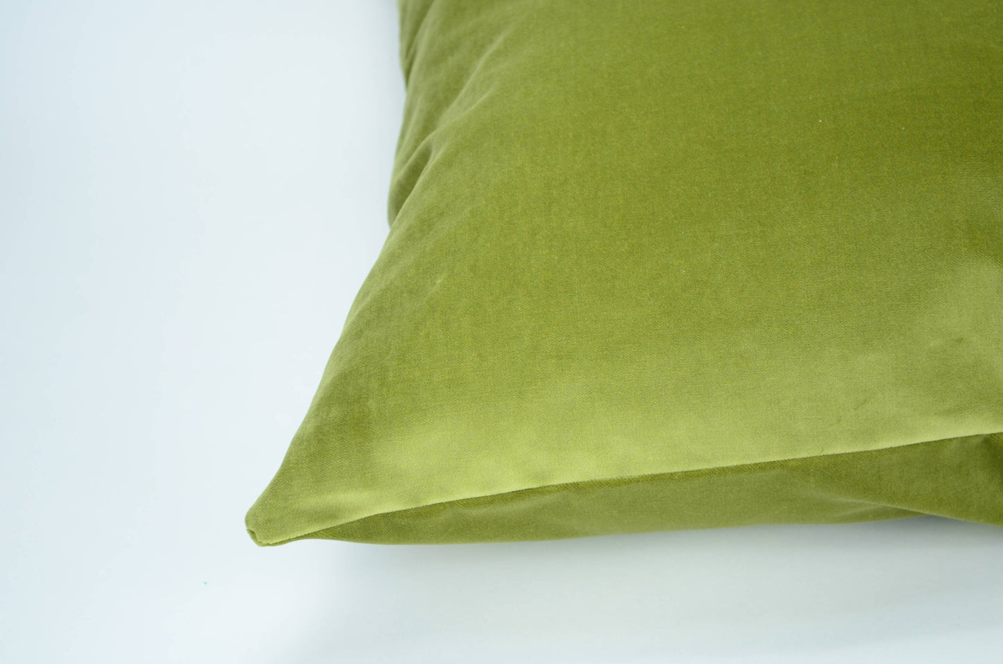 Sage Green Velvet Pillow | Luxury Cotton Velvet Cushion Cover -