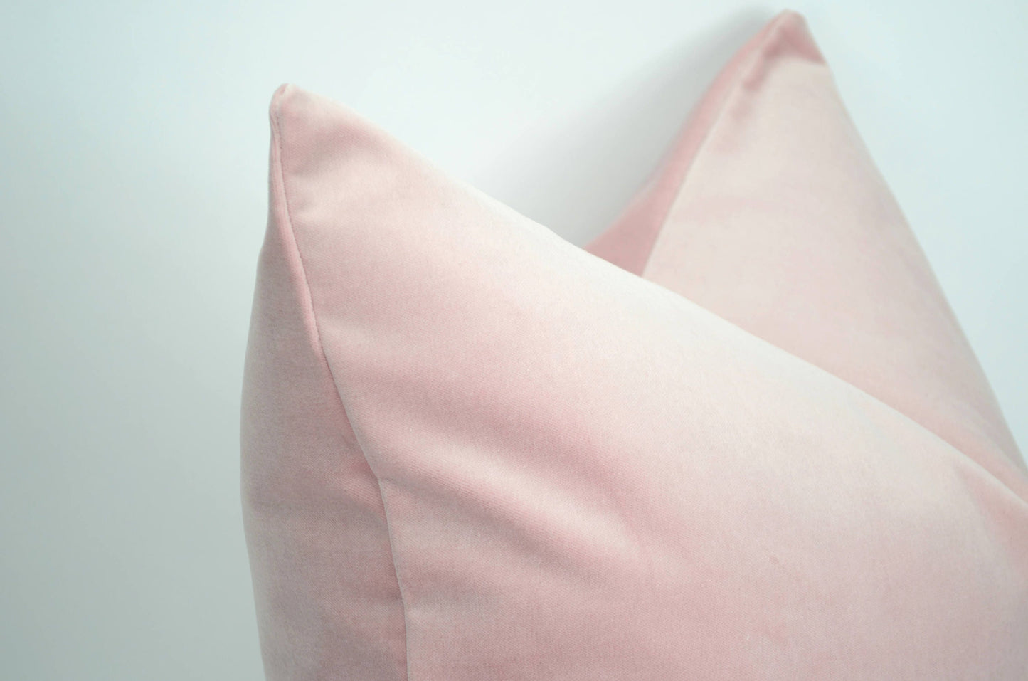Blush Velvet Pillow - Luxury Pink Throw Pillow With Velvet Cushion Cover