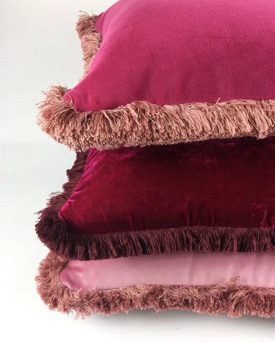 Velvet Fringe Pillows