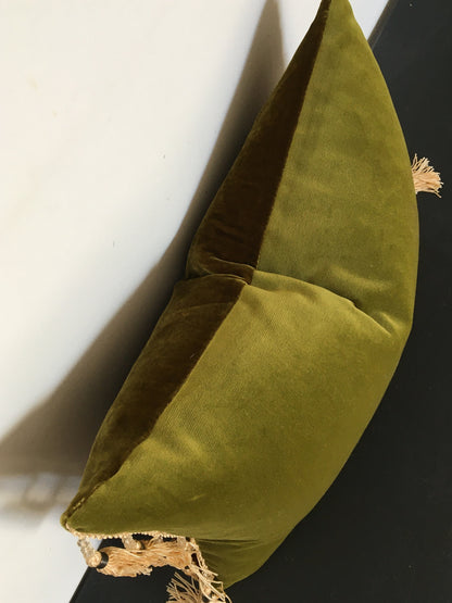 Velvet Pillow Covers, Silk Velvet Cushions, Velvet Tassel Pillows