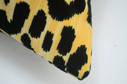 braemore jamil leopard pillow cover // leopard cushion cover // velvet leopard pillow // leopard print pillow cover