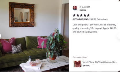 Velvet Pillow Cover, Silk Velvet Cushion, Berry Pink Velvet Fringe Cushion