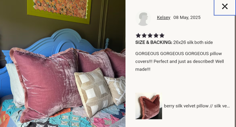 Velvet Pillow Cover, Silk Velvet Cushion, Berry Pink Velvet Fringe Cushion