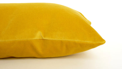 Yellow Velvet Pillow – Buttercup Yellow Velvet Cushion Case With