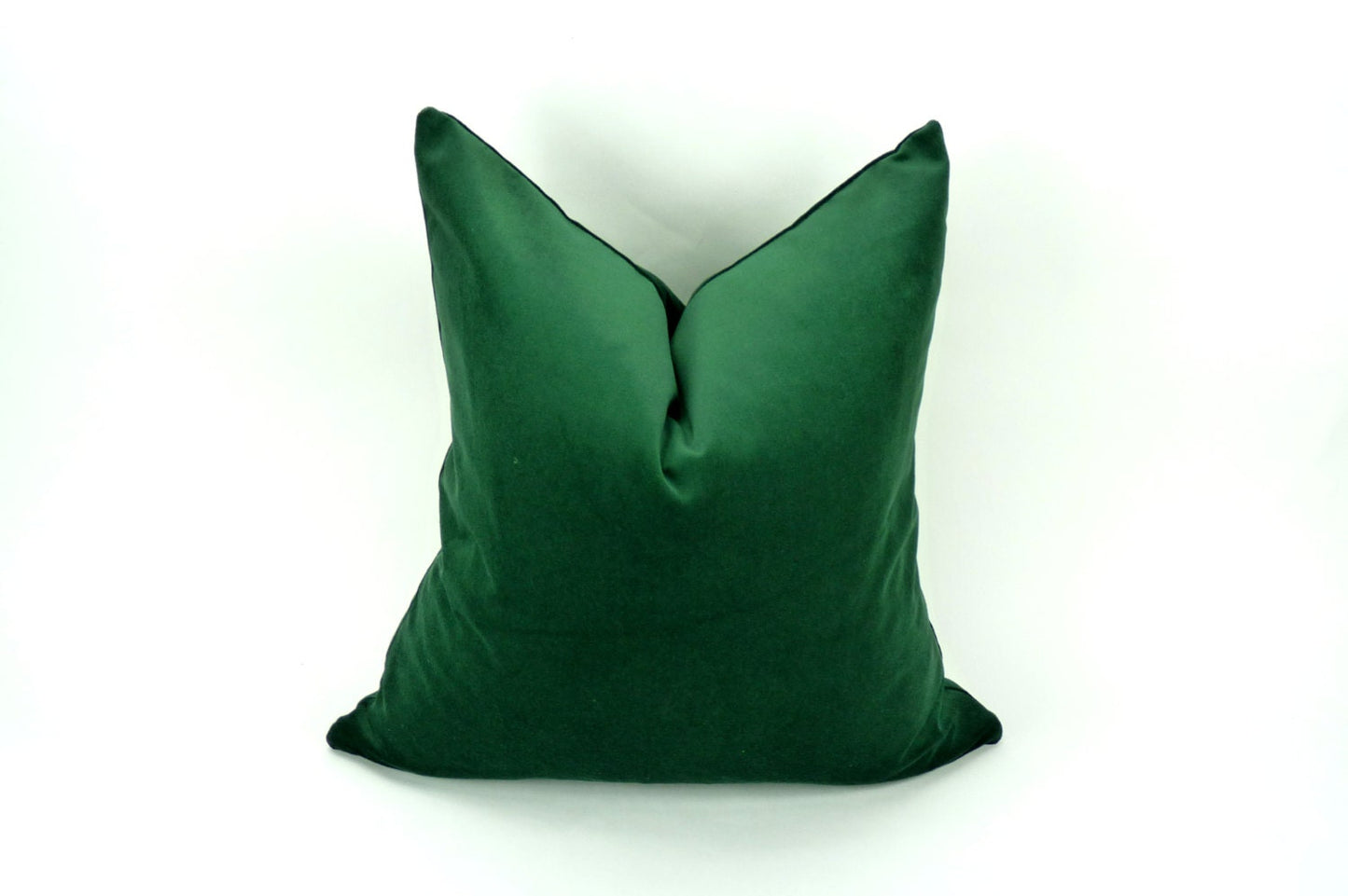 Forest Green Velvet Cushion – Luxury Green Pillow Cover With Cotton Velvet