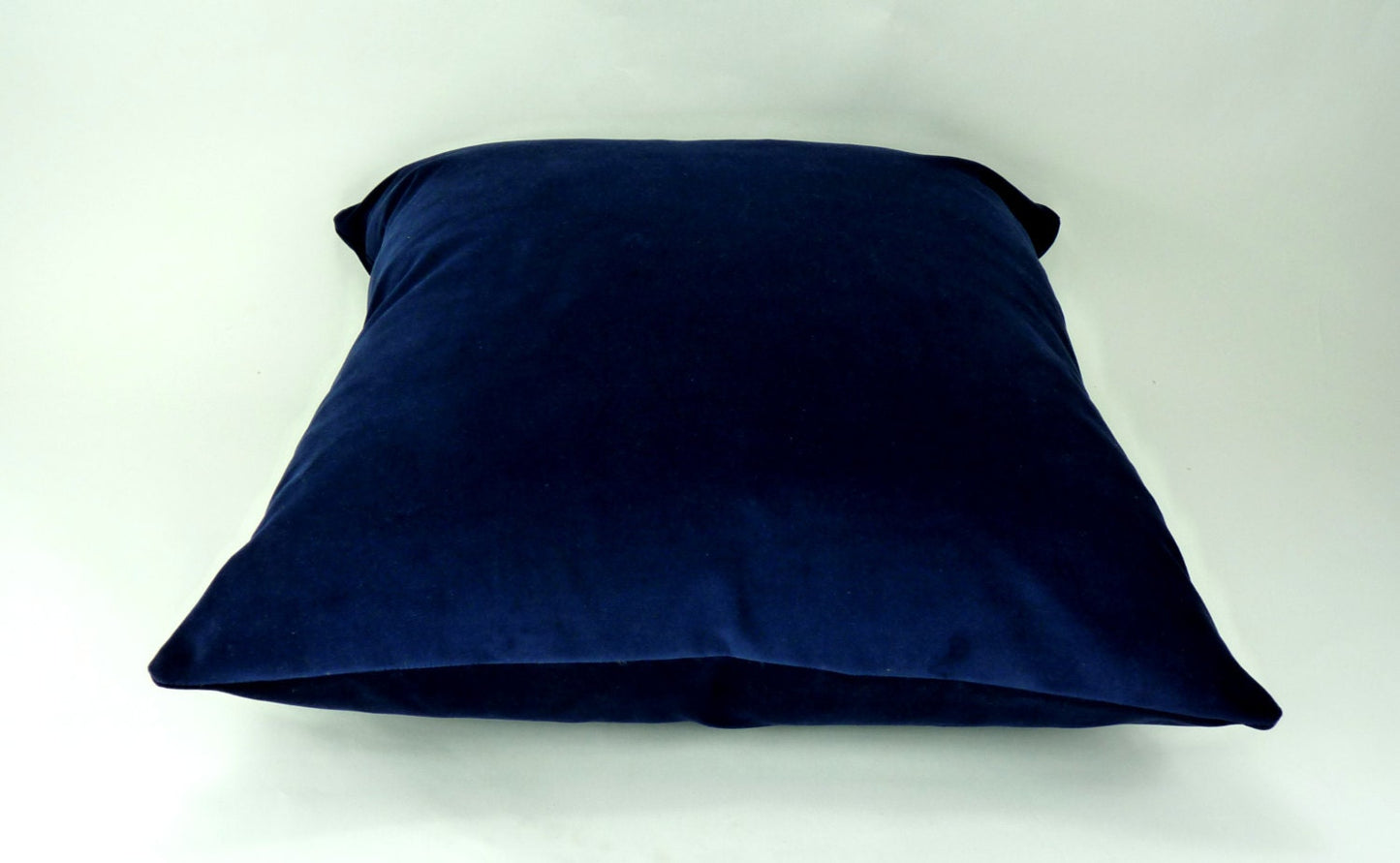 Midnight Blue Velvet Pillow - Luxury Navy Blue Velvet Cushion Cover,