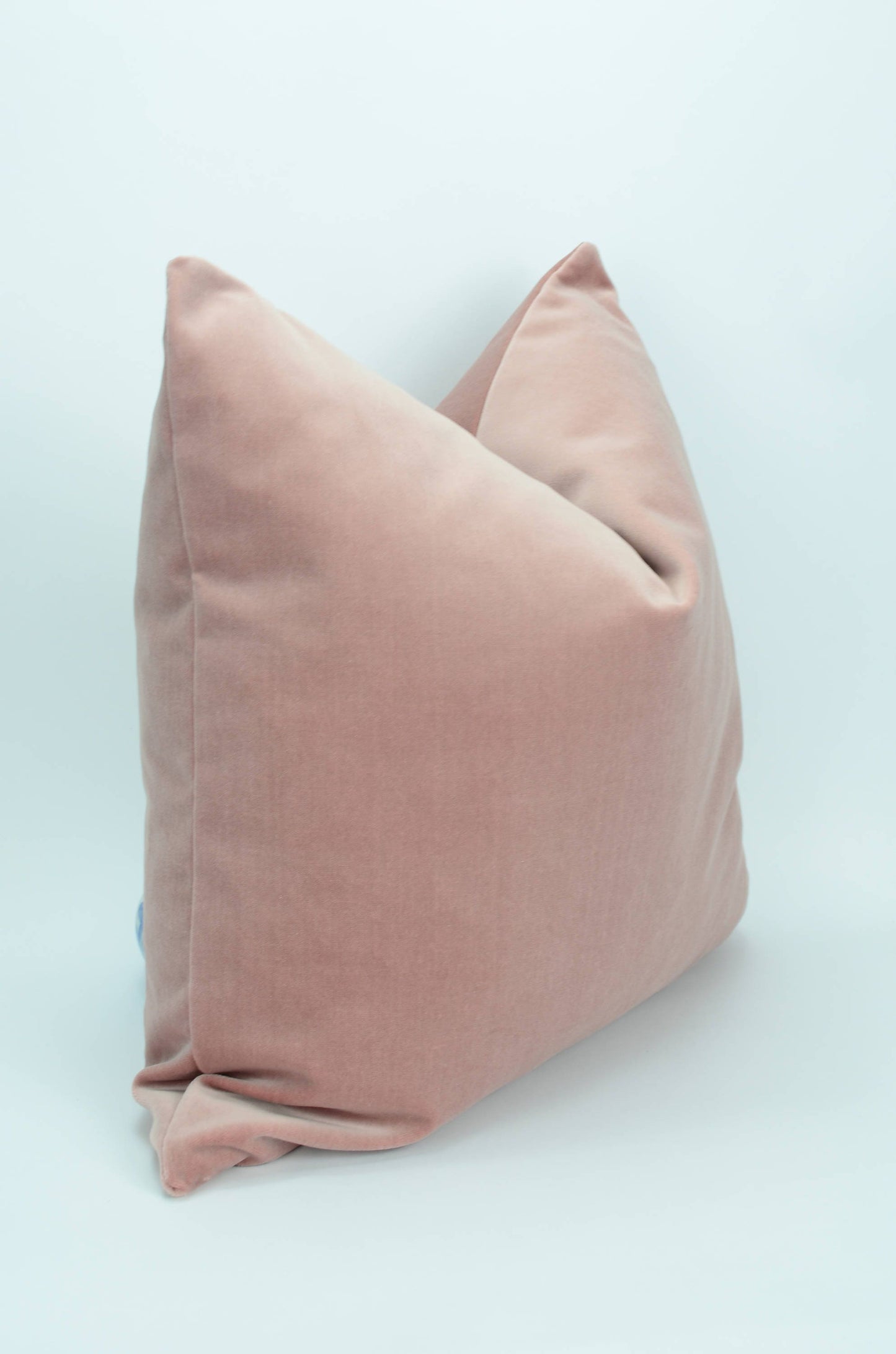 Dusty Pink Velvet Pillow – Luxury Soft Cushion Cover with Hidden Zipper