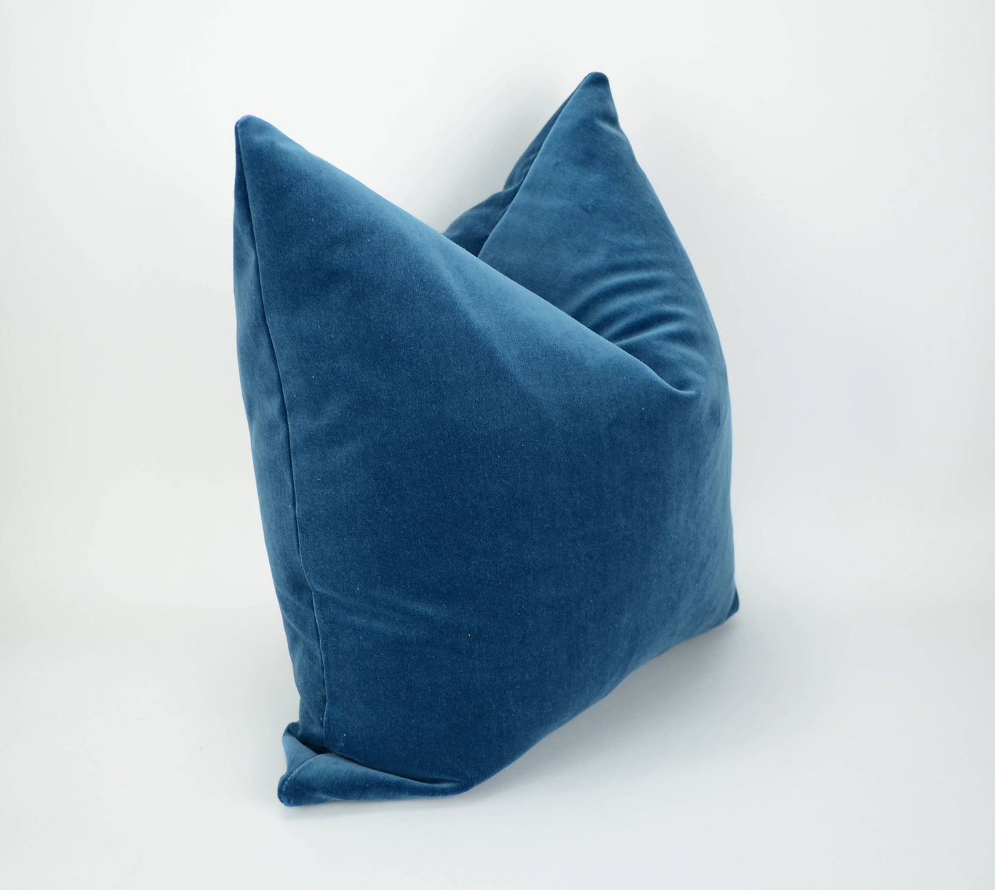 slate blue velvet pillow cover //  blue velvet cushion cover // dark blue velvet cushion cover //  blue velvet pillow cover