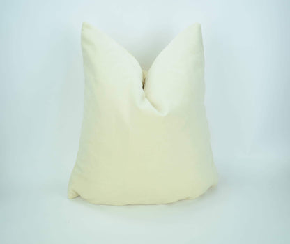 ivory velvet pillow case // cream velvet cushion case // ivory pillow // cream ivory decor