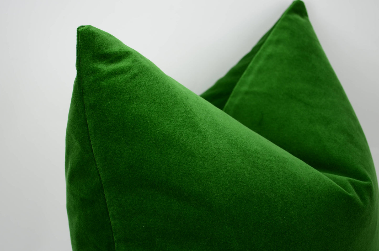 emerald green velvet pillow case // green velvet cushion // emerald green pillow