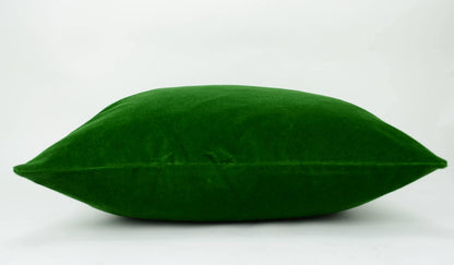 emerald green velvet pillow case // green velvet cushion // emerald green pillow