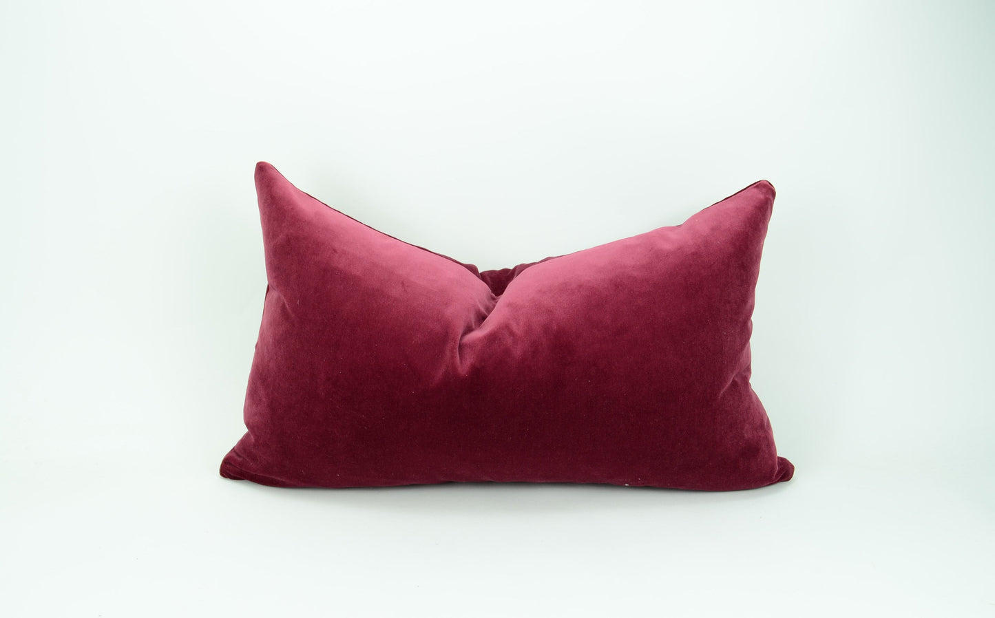 Velvet Pillow Case - Mulberry Velvet Cushion Dark Pink Plush Decorative Cover
