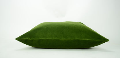 Green Velvet Pillow – Luxury Moss Green Cushion